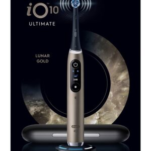 Oral-B iO Series 10 17398125 elektrinis dantų šepetėlis Suaugusiems Vibruojantis dantų šepetėlis Juoda