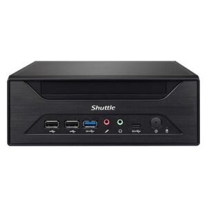 Shuttle XH610 asmeninio kompiuterio / darbo stoties platforma 3,5L dydžio kompiuteris Juoda Intel H610 LGA 1700 - Image 1