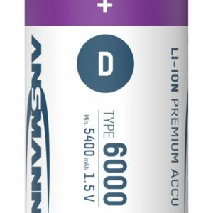 Ansmann 1314-0005 buitinė baterija Įkraunama baterija D Ličio-jonų (Li-Ion)