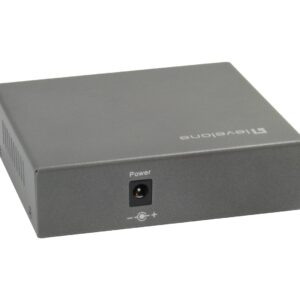 LevelOne GEP-0523 tinklo komutatorius Gigabit Ethernet (10/100/1000) Maitinimas per Eternetą (PoE) Juoda - Image 2