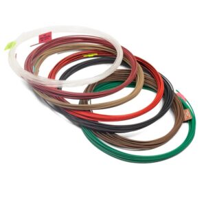 3Doodler PRO-FILLS eksploatacinė medžiaga 3D spausdintuvams Varis, Polilatinė rūgštis (PLA), Polipieno rūgšties – anglies pluoštas (PLA-CF), Medžio pluoštas Varis, Žalia, Pilka, Balta, Medis, Raudona, Bronza - Image 3