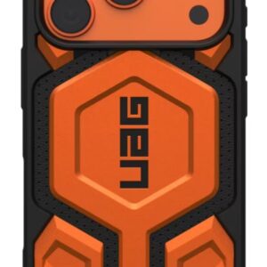 Urban Armor Gear Monarch Pro mobiliojo telefono dėklas 16 cm (6.3") Oranžinė, Juoda