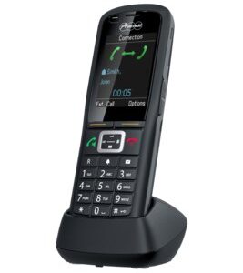 Auerswald COMfortel M-730 DECT-Handset DECT telefonas Skambintojo ID Juoda
