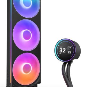 NZXT Kraken Elite 420 RGB Procesorius Universalusis skystinis aušintuvas 14 cm Juoda 1 vnt - Image 3