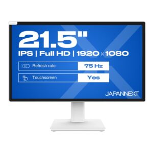 JAPANNEXT JN-IPS2152FHDR-T kompiuterio monitorius 54,6 cm (21.5") 1920 x 1080 pikseliai „Full HD“ LED Lietimui jautrus ekranas Balta - Image 3