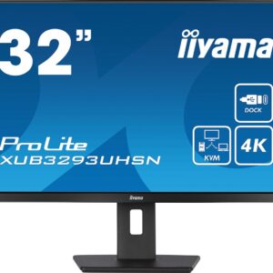iiyama ProLite XUB3293UHSN-B5 kompiuterio monitorius 80 cm (31.5") 3840 x 2160 pikseliai 4K Ultra HD LCD Juoda - Image 2