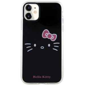 Hello Kitty HKHCN61HKHLK Apple iPhone 11 / Xr 6.1" juodos spalvos kietas dėklas IML Kitty Face - Image 3