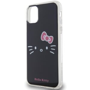 Hello Kitty HKHCN61HKHLK Apple iPhone 11 / Xr 6.1" juodos spalvos kietas dėklas IML Kitty Face - Image 6