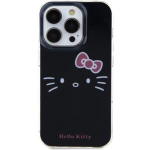 Hello Kitty HKHCP14XHKHLK Apple iPhone 14 Pro Max 6.7" juodos spalvos kietas dėklas IML Kitty Face - Image 3
