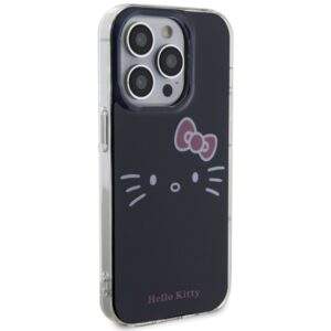 Hello Kitty HKHCP14XHKHLK Apple iPhone 14 Pro Max 6.7" juodos spalvos kietas dėklas IML Kitty Face - Image 4