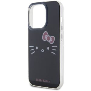 Hello Kitty HKHCP14XHKHLK Apple iPhone 14 Pro Max 6.7" juodos spalvos kietas dėklas IML Kitty Face - Image 6