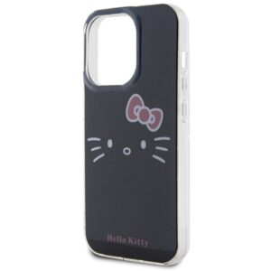 Hello Kitty HKHCP15LHKHLK Apple iPhone 15 Pro 6.1" juodos spalvos kietas dėklas IML Kitty Face - Image 6
