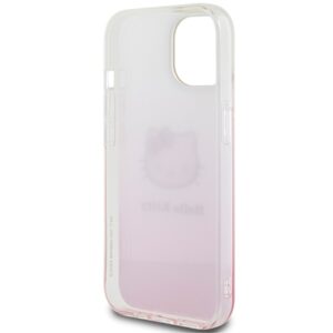 Hello Kitty HKHCP15SHDGKEP Apple iPhone 15 /14 / 13 6.1" rožinės spalvos kietas dėklas IML Gradient Electrop Kitty - Image 7
