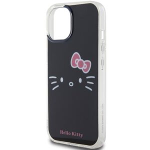 Hello Kitty HKHCP15SHKHLK Apple iPhone 15 /14 / 13 6.1" juodos spalvos kietas dėklas IML Kitty Face - Image 6