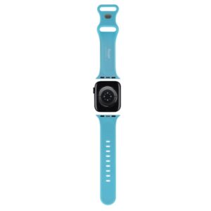 Hello Kitty apyrankė HKAWMSCHBLB Apple Watch 38/40/41mm Blue apyrankė Silicone Kitty Head - Image 2