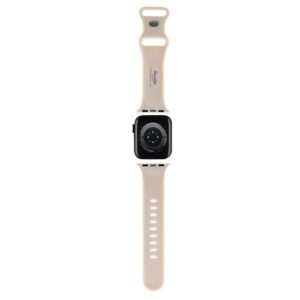 Hello Kitty apyrankė HKAWMSCHBLE Apple Watch 38/40/41mm Beige apyrankė Silicone Kitty Head - Image 2