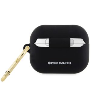 Hello Kitty HKAP3DKHSK AirPods Pro Dėklas juodos spalvos Silicone 3D Kitty Head - Image 2