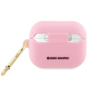 Hello Kitty HKAP3DKHSP AirPods Pro Dėklas rožinės spalvos Silicone 3D Kitty Head - Image 2