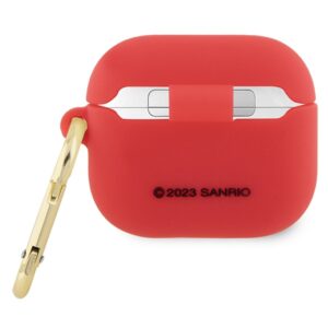 Hello Kitty HKA33DKHSF AirPods 3 Dėklas Fuchsia Silicone 3D Kitty Head - Image 2