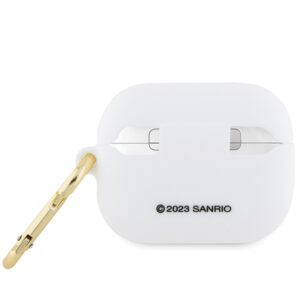 Hello Kitty HKAP3DKHSH AirPods Pro Dėklas baltos spalvos Silicone 3D Kitty Head - Image 2
