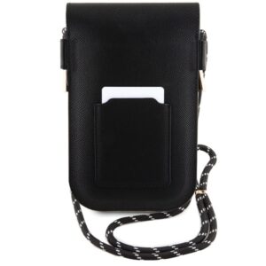 Hello Kitty HKOWBPSCKEK juodos spalvos Leather Handbag with Hiding Kitty Cord - Image 4