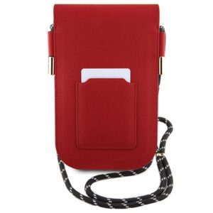 Hello Kitty HKOWBPSCKER Red Leather Handbag with Hiding Kitty Cord - Image 4