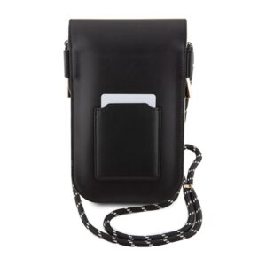 Hello Kitty HKOWBSKCDKK juodos spalvos Leather Handbag with Daydreaming Cord - Image 4