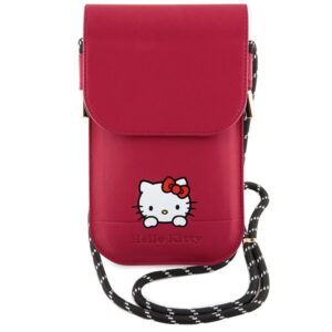 Hello Kitty HKOWBSKCDK rožinės spalvos Leather Handbag with Daydreaming Cord - Image 2