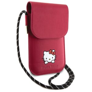 Hello Kitty HKOWBSKCDK rožinės spalvos Leather Handbag with Daydreaming Cord - Image 3