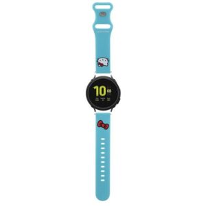 Hello Kitty Universal apyrankė HKUWMSCHBLB Silicone Kitty Head blue 20mm