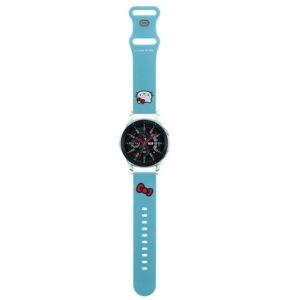 Hello Kitty Universal apyrankė HKUWLSCHBLB Silicone Kitty Head blue 22mm