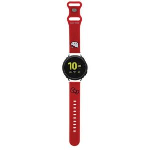 Hello Kitty Universal apyrankė HKUWMSCHBLR Silicone Kitty Head red 20mm