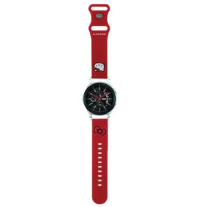 Hello Kitty Universal apyrankė HKUWLSCHBLR Silicone Kitty Head red 22mm