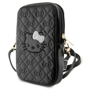 Hello Kitty Bag HKPBPEKHBPK juodos spalvos Quilted Bows Strap - Image 1