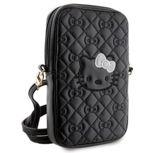 Hello Kitty Bag HKPBPEKHBPK juodos spalvos Quilted Bows Strap - Image 3