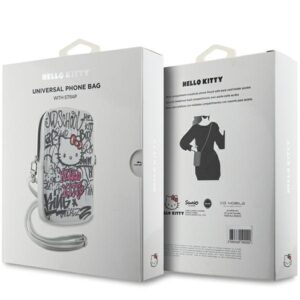 Hello Kitty Bag HKPBPDGPHE white Graffiti Kitty Head - Image 5
