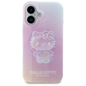 Hello Kitty HKHMP16SH50AP Apple iPhone 16 6.1" rožinės spalvos kietas dėklas IML 50TH Anniversary Magsafe - Image 3