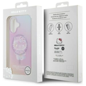 Hello Kitty HKHMP16SH50AP Apple iPhone 16 6.1" rožinės spalvos kietas dėklas IML 50TH Anniversary Magsafe - Image 8