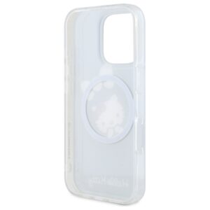 Hello Kitty HKHMP16XHFLBK Apple iPhone 16 Pro Max 6,9" juodos spalvos kietas dėklas IML Fun bow Magsafe - Image 7