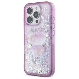 Hello Kitty HKHCP16LL50PPU Apple iPhone 16 Pro 6.3" violetinės spalvos kietas dėklas Liquid Glitter 50TH Annivers - Image 2
