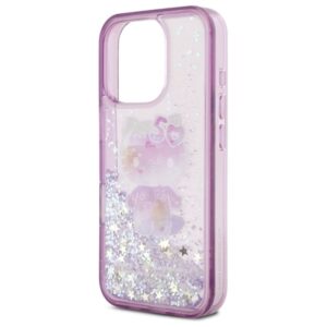 Hello Kitty HKHCP16LL50PPU Apple iPhone 16 Pro 6.3" violetinės spalvos kietas dėklas Liquid Glitter 50TH Annivers - Image 6