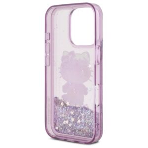 Hello Kitty HKHCP16XL50PPU Apple iPhone 16 Pro Max 6.9" violetinės spalvos kietas dėklas Liquid Glitter 50TH Anni - Image 7