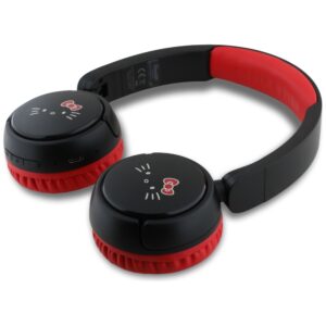 Hello Kitty Face Logo Bluetooth Ausinės raudonos spalvos - Image 4