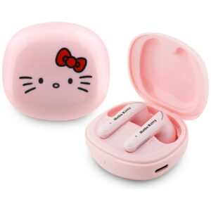 TWS Hello Kitty O Glossy Finish rožinės spalvos Ausinės