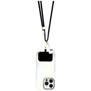 Hello Kitty Patch & Kitty Head Charm Universal virvelė telefonui juodos spalvos - Image 2