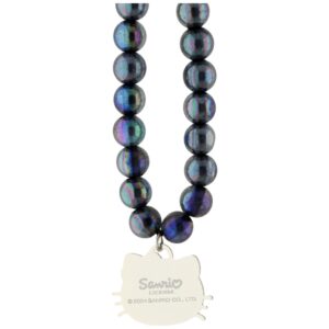Hello Kitty Pearls Kitty Head Phone Charm juodos spalvos - Image 3