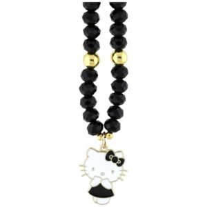 Hello Kitty Pearls and Beads Kitty Charm Phone Charm juodos spalvos - Image 2