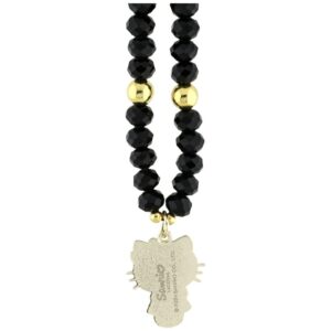 Hello Kitty Pearls and Beads Kitty Charm Phone Charm juodos spalvos - Image 3