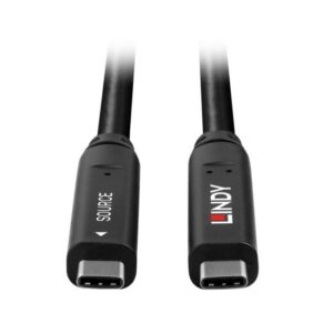 Lindy 43333 USB kabelis USB 3.2 Gen 1 (3.1 Gen 1) 10 m USB C Juoda - Image 2