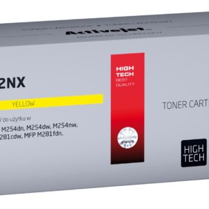 Activejet ATH-F542NX tonerio kasetė HP spausdintuvams; Pakaitinė HP 540 CF542X; Aukščiausia; 2500 puslapių; geltona